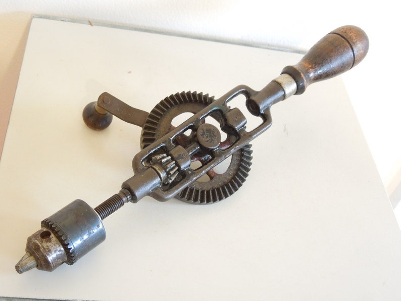 Antique Yankee Screwdriver Jeweler's Drill Hand Crank Etsy