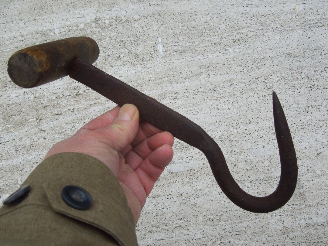 Antique Longshoreman Hand Hook Logging Tool Cargo Ship Hook Etsy