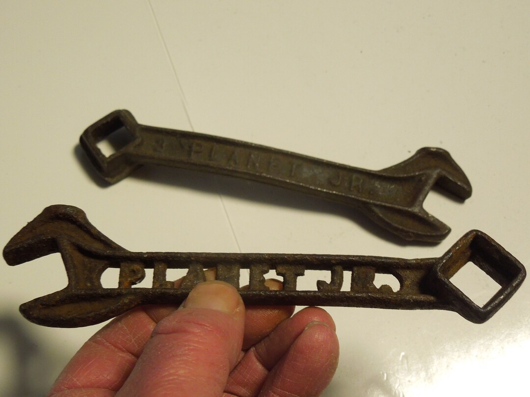 Antique Jr. Plow Wrenches, Rare Open End Wrenches, Antique Farm Equipment Tools, FREE