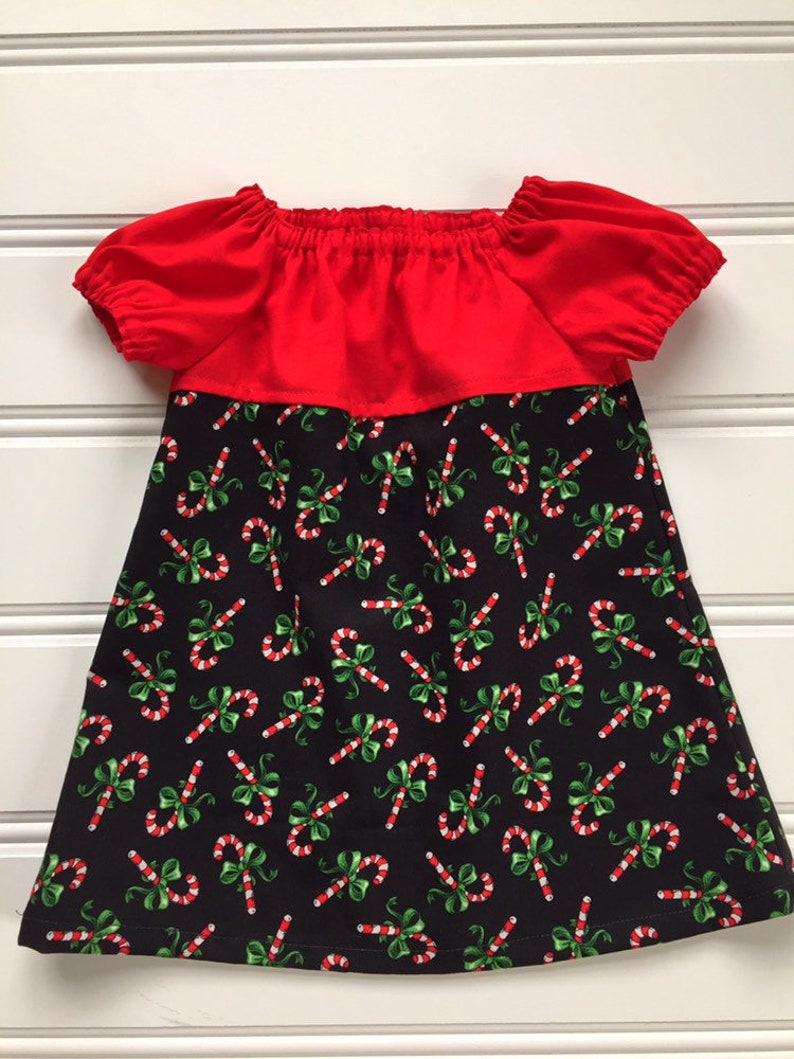 infant red christmas dress