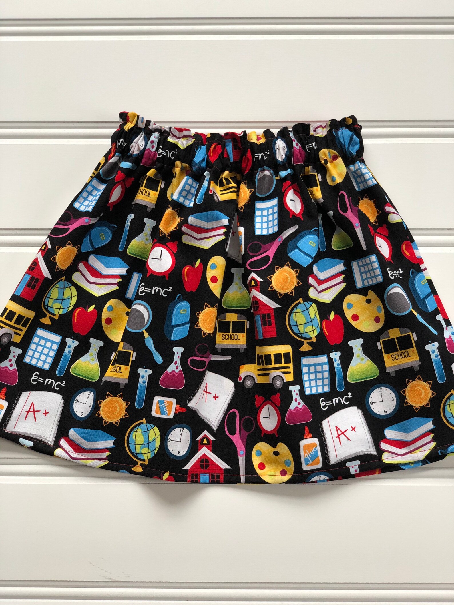 Back to School Skirt Girl Skirt Kindergarten Skirt Back to Etsy