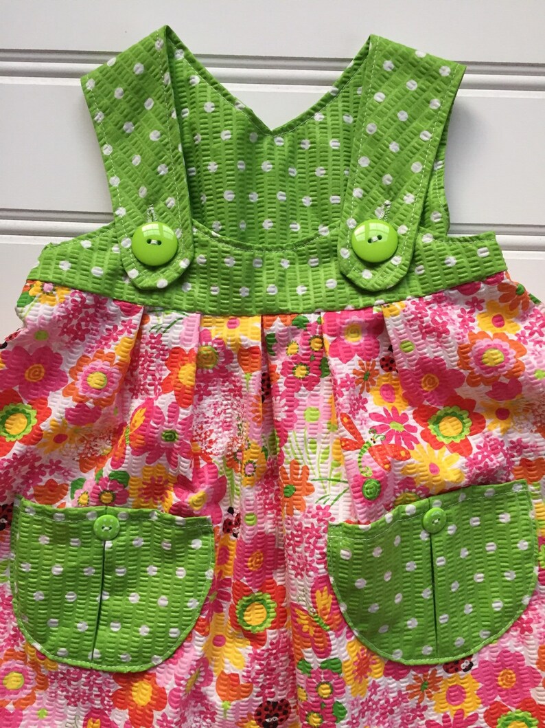 Girl Summer Dress with Pockets Girl Sundress Toddler Summer Etsy