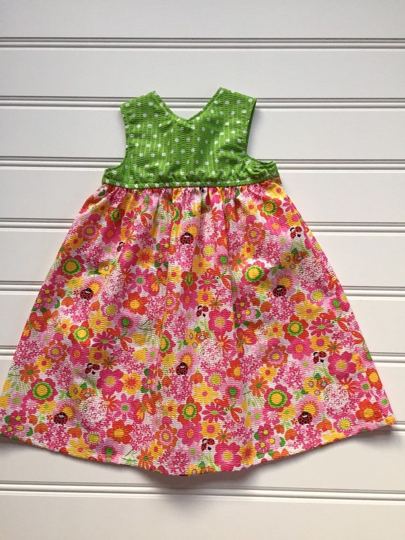 Girl Summer Dress with Pockets Girl Sundress Toddler Summer Etsy