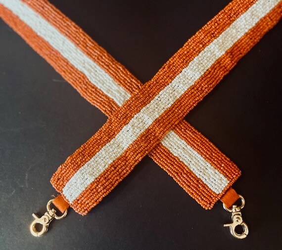 Texas Longhorn Beaded Purse Strap Etsy