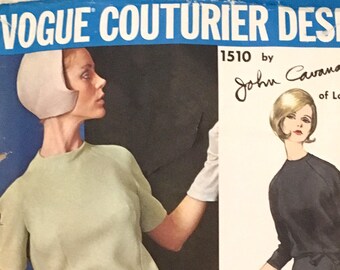 Vintage Vogue Couturier Design John Cavanagh Sewing Pattern