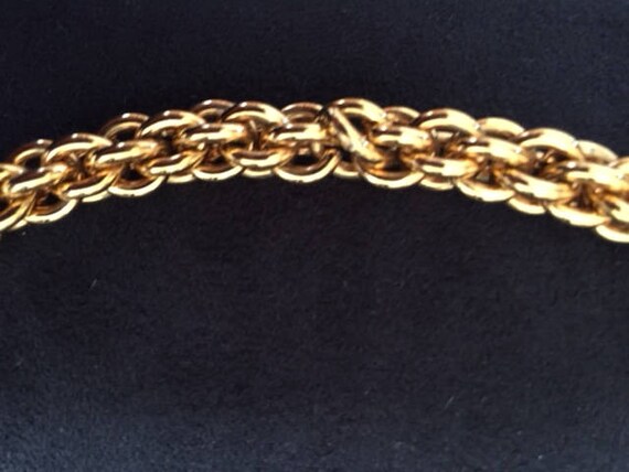 Vintage 1980s Gold-Tone Necklace - image 5