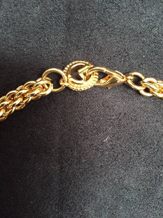 Vintage 1980s Gold-Tone Necklace - image 3