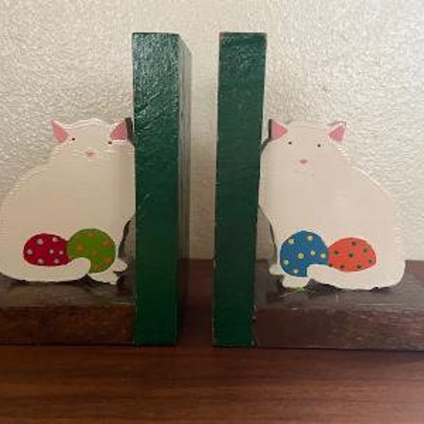 Cat Bookends Etsy