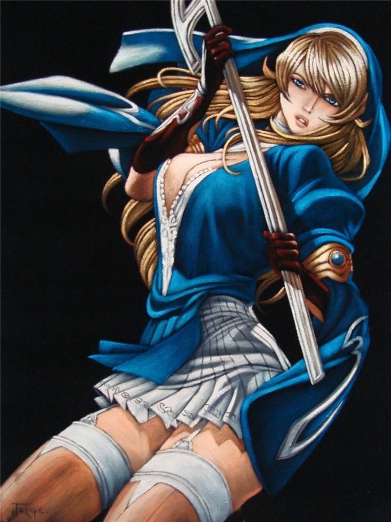 Queen's Blade Melona Gif