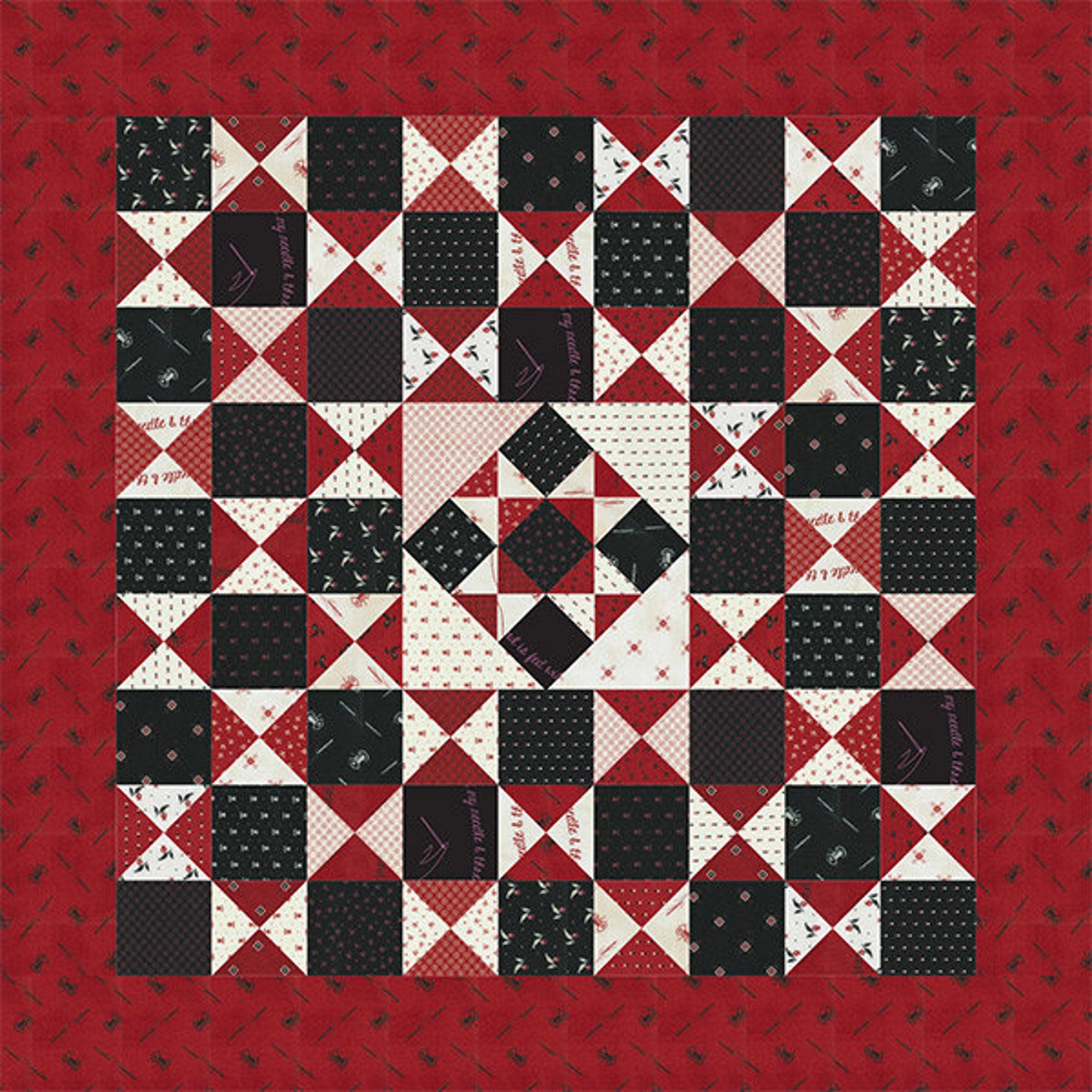 Primitive Gatherings Vintage Star Mini Quilt Pattern 20 Etsy