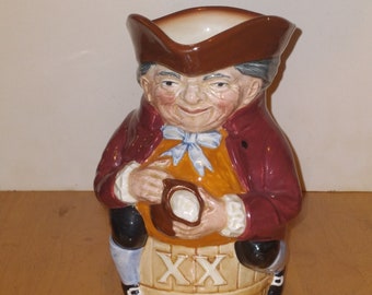 Royal Doulton 8337 Toby XX Toby Jug Mug 6 1/2 Inches Tall Made In England Historical Collectible Figurine