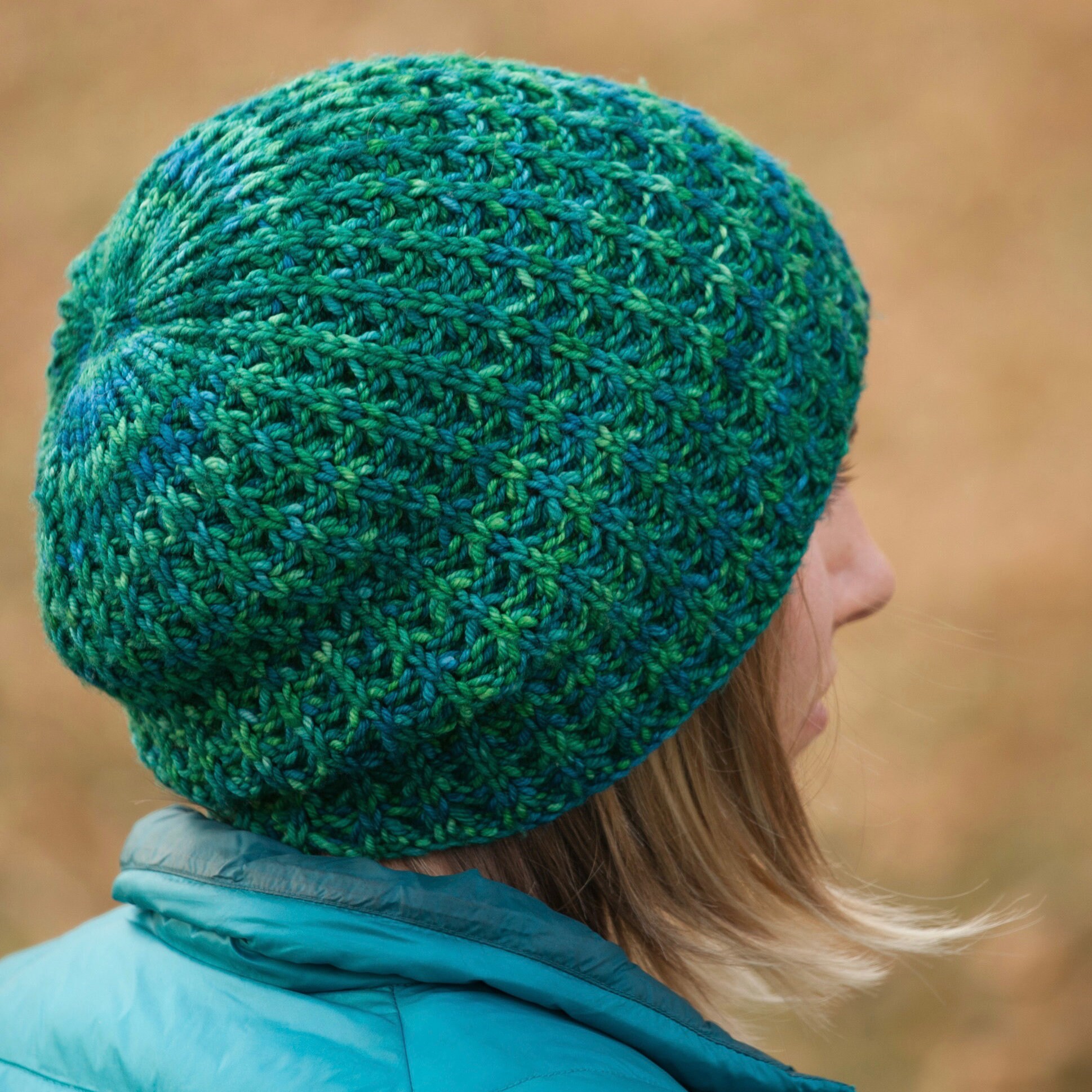 Reversible Hat Knitting Pattern PDF Knitted Hat Pattern Etsy