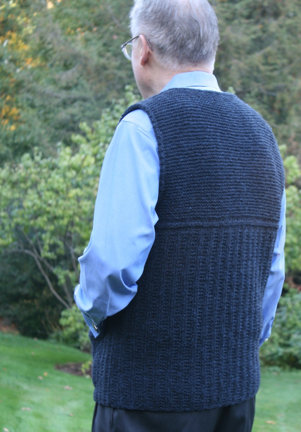 Men's Vest Knitting Pattern PDF, Men's Knitted Vest Pattern, Man's Vest