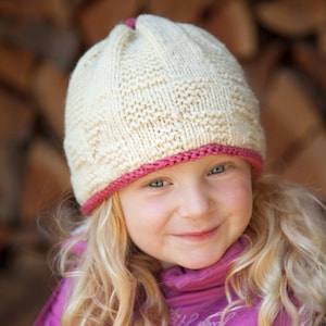 Knitted Hat Pattern PDF, Hat Knitting Pattern, Knit Hat Pattern, Kids Hat Pattern, Womens Hat Pattern, Family Whirlwind Hat Knitting Pattern