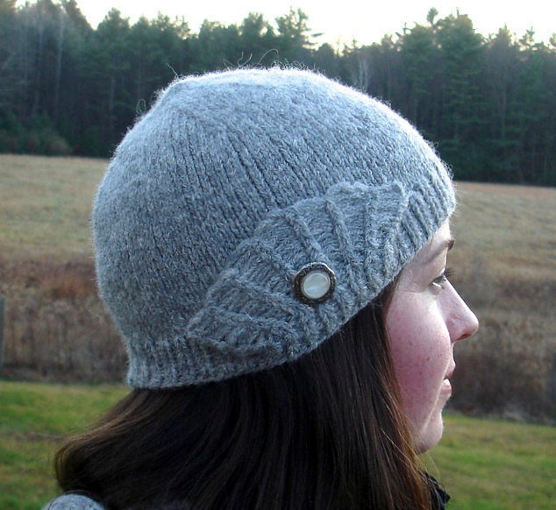 Knitted Hat Pattern PDF Hat Knitting Pattern Women's - Etsy