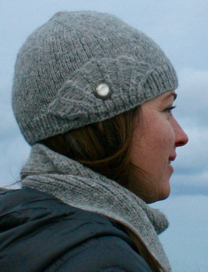 Knitted Hat Pattern PDF, Hat Knitting Pattern, Women's Knit Hat Pattern ...