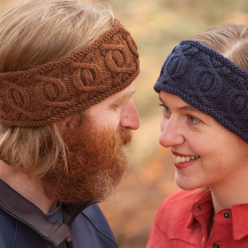 Cable Headband Knitting Pattern PDF, Cable Headband, Mens Headband ...