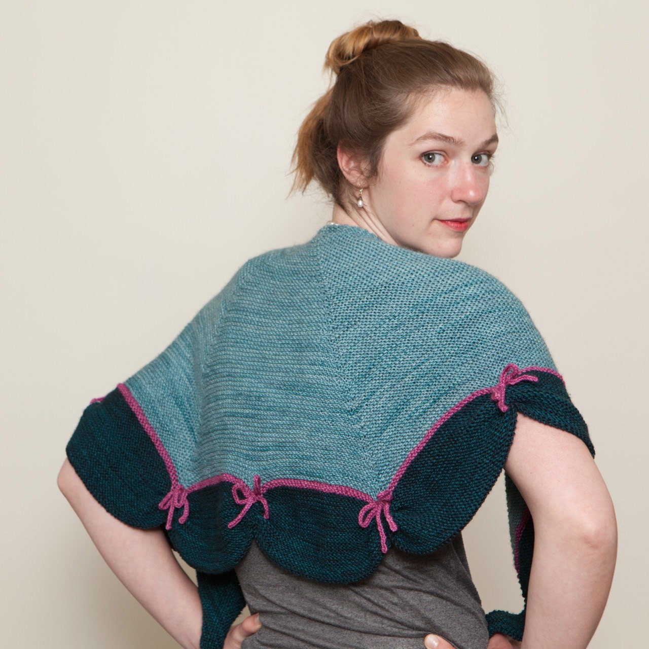 Easy Shawl Knitting Pattern PDF, Easy Knit Shawl Pattern, Easy Garter ...