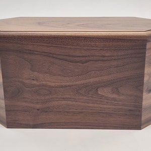 Premium walnut companion urn