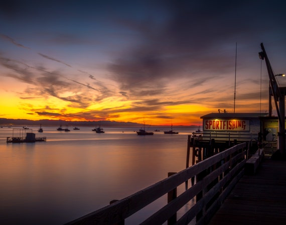Setting the Stage (Prints) Harford Pier, Avila Beach California