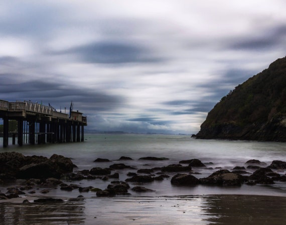Stormy Day at the Pier (Prints) Trinidad California
