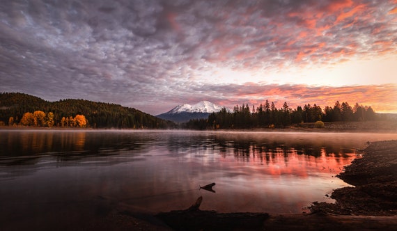 Unimaginable (Digital download) Mount Shasta and Lake Siskiyou at Sunrise