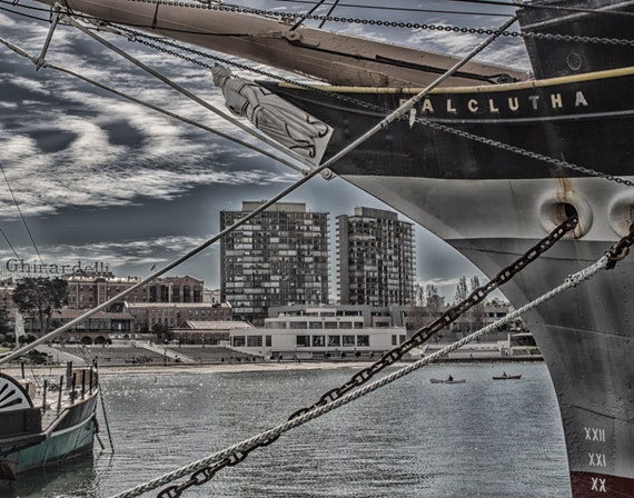 Through the Ships Bow (Prints) San Francisco Bay