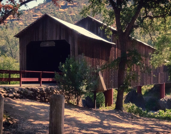 Honey Run Bridge (prints) this Historic bridge was destroyed by the Camp Fire