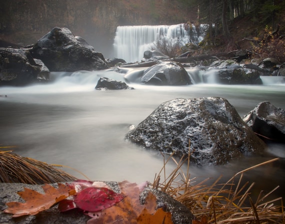 Fall at Middle Falls (Prints) McCloud California