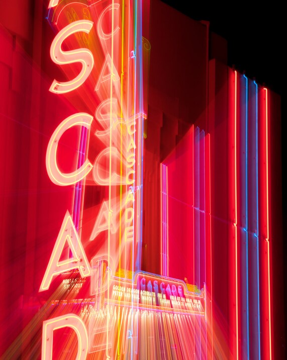 Echoed (Prints) Cascade Theatre Zoom Burst photograph