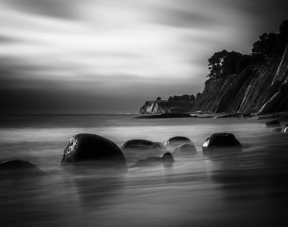 Just Another Beach Bowling Ball Beach Northern California (Prints)