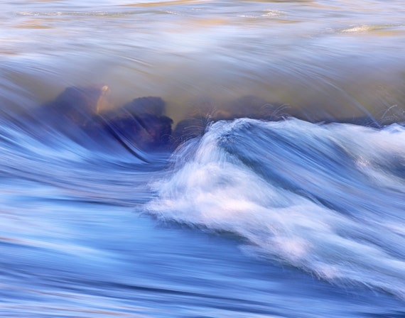Making Waves (Prints) Water rushing over rocks on the Rogue River Oregon