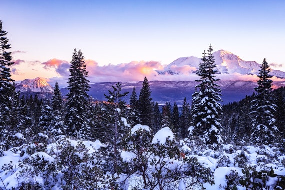 I Must be Dreaming (prints) Mt. Shasta and Black Butte in Northern California