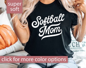 Softball Mom Shirt for Softball Mom for Game Day Shirt, Softball Shirt, Softball Mom Tshirt, Softball Mom T Shirt, Softball Mom Retro Tee