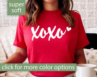 XOXO Valentine Shirt Women for Valentines Day Gift, Valentines Day Tshirt, XOXO Valentine's Day T Shirt, XOXO T-Shirt xoxo Valentine Shirt