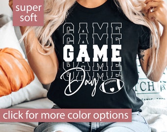 Game Day Shirt for Women, Football Game Day Shirt, Football Mom Shirt, Game Day Football, Game Day Tshirt for Women, Football Season Shirt