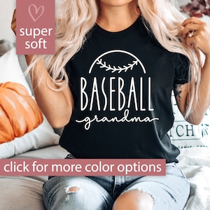 Baseball Grandma Shirt, Baseball Shirt for Grandma, Baseball Grandma Tshirt, Baseball Grandma T Shirt for Grandma Gift, Baseball Grandma Tee