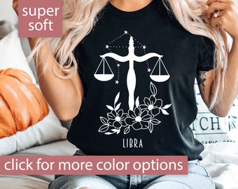 Libra Shirt for Women Birthday, Astrology Shirt, Zodiac Shirt, Libra Birthday Gift, Gift for Libra, Libra Tshirt, Libra Gift, Libra Season