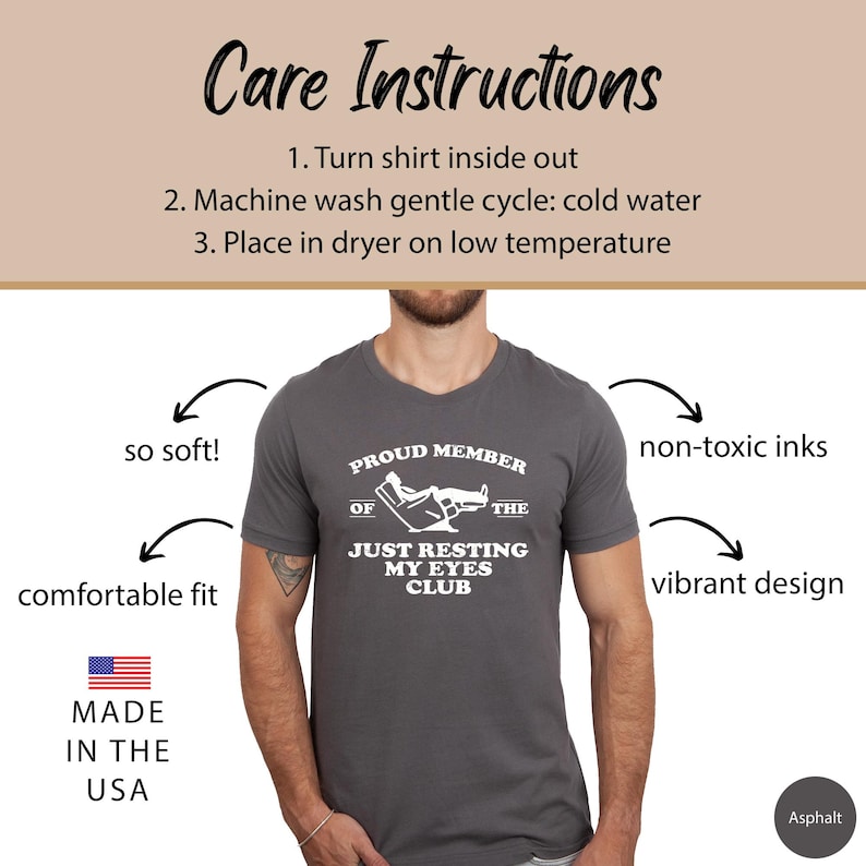 Funny Dad Shirt, Just Resting My Eyes Shirt for Dad Gift for Dad, Funny Fathers Day Shirt, Funny Mens Tshirt, Dad T Shirt, Fathers Day Gift bild 7