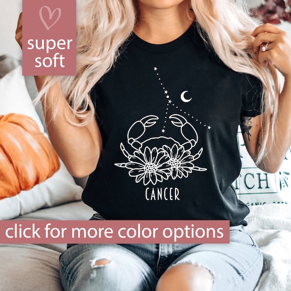 Cancer Shirt for Women Birthday, Astrology Shirt, Zodiac Shirt, Cancer Birthday Gift, Cancer Gift for Women, Cancer Season Gift, Cancer Tee
