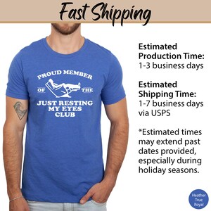 Funny Dad Shirt, Just Resting My Eyes Shirt for Dad Gift for Dad, Funny Fathers Day Shirt, Funny Mens Tshirt, Dad T Shirt, Fathers Day Gift bild 8