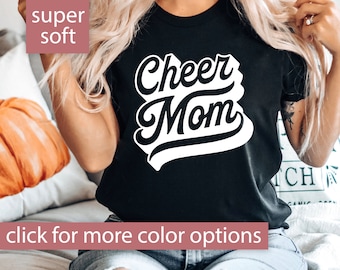 Cheer Mom Shirt for Game Day Shirt, Cheer Shirt for Cheer Mom, Retro Cheer Mom Shirt, Cheer Mom Tshirt, Cheer Mom Tee, Cheerleader Mom Shirt