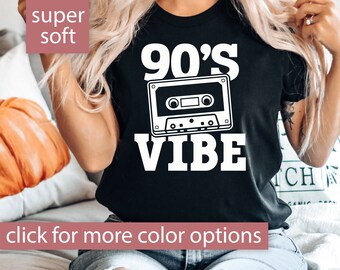 90s Shirt for Women, 90s Vibe Shirt, Retro 90's Shirt for 90s Party, 90's Vibe Cassette Shirt, Retro 90s T Shirt, 90's T Shirt, 90s T-Shirt