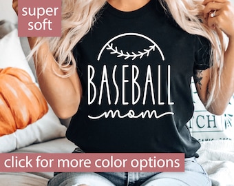 Baseball Mom Shirt for Baseball Mom Mother's Day Gift, Baseball Shirt Game Day Tee, Baseball Mom Tshirt, Baseball Mom T-Shirt, Baseball Gift