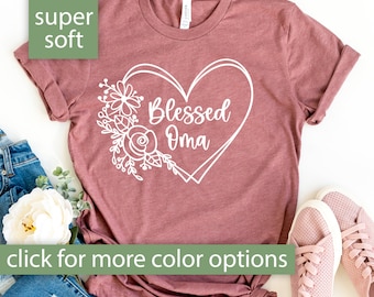 Oma Gifts for Grandma for Mother's Day, Oma Shirt for Grandma Gift Baby Announcement, Oma T Shirt for Grandma Gift, Grandma Shirt for Oma
