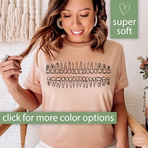 Dental Shirt for Women, Dental Assistant Dental Hygienist Gift for Dentist, Teeth Tshirt Dental Art, Dental T Shirt for Dental Student Gift image 1