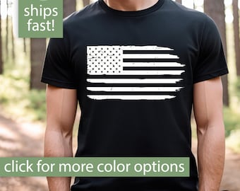 USA Flag Shirt for Men, Patriotic Shirt, American Flag Shirt Patriotic Gift for Him, USA Tshirt for 4th of July T Shirt, USA Flag Tee Shirt