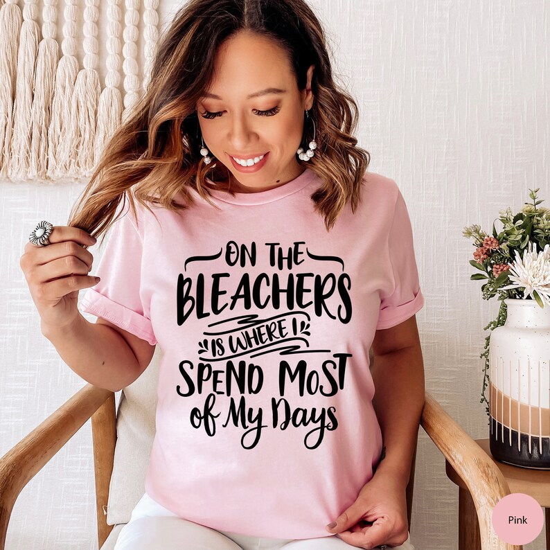 Funny Sports Mom Shirt for Women on the Bleachers Shirt for Etsy