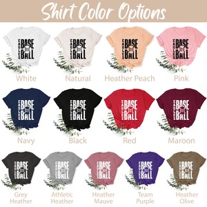 Custom Baseball Shirt for Women, Baseball Mom Tshirt for Baseball Game Day T Shirt, Personalized Baseball Tee, Baseball T-Shirt Team Name image 5