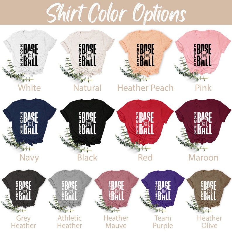 Custom Baseball Shirt for Women, Baseball Mom Tshirt for Baseball Game Day T Shirt, Personalized Baseball Tee, Baseball T-Shirt Team Name image 5